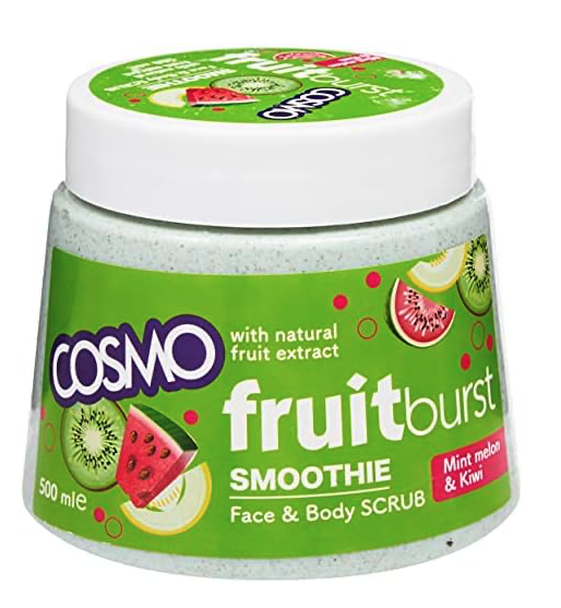 مقشر الوجه والجسم بالبطيخ المنعش و الكيوي من كوزمو