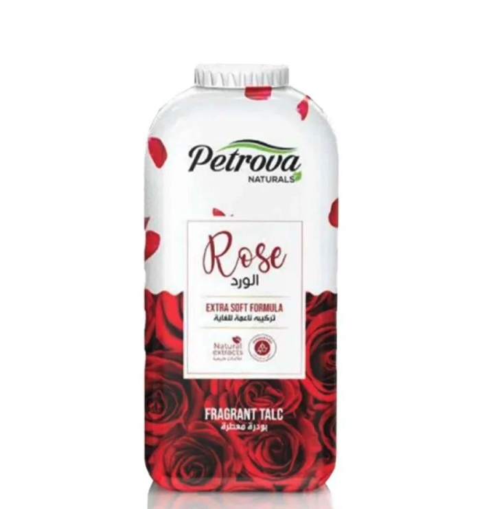 بتروفا بودره معطرة ناعمة بالورد